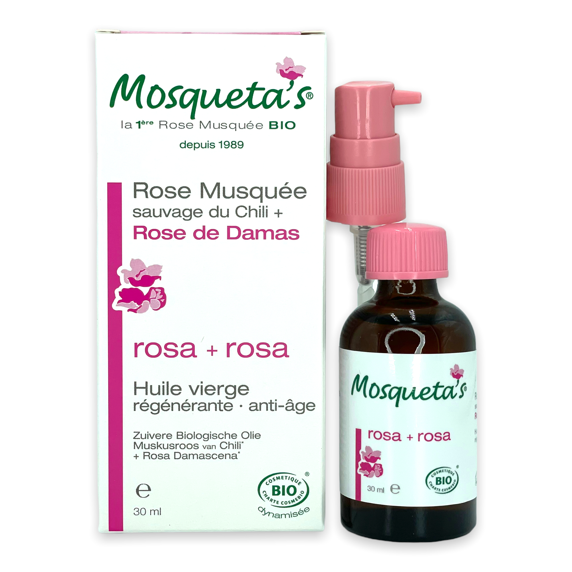 Huile de Rose Musquée Rosa Rosa bio Mosqueta's