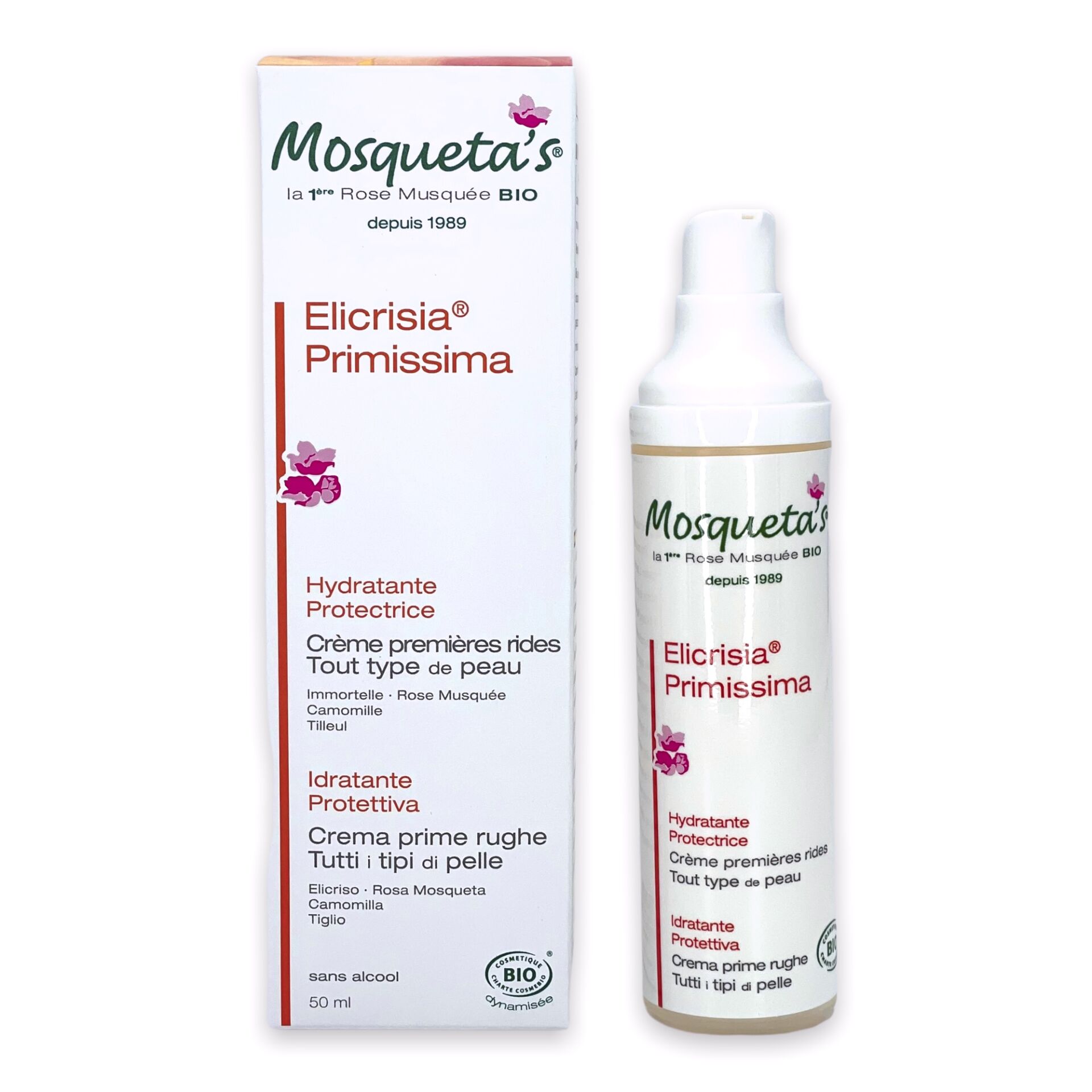 Crème Elicrisia Primissima Mosqueta's bio | Gelbopharma