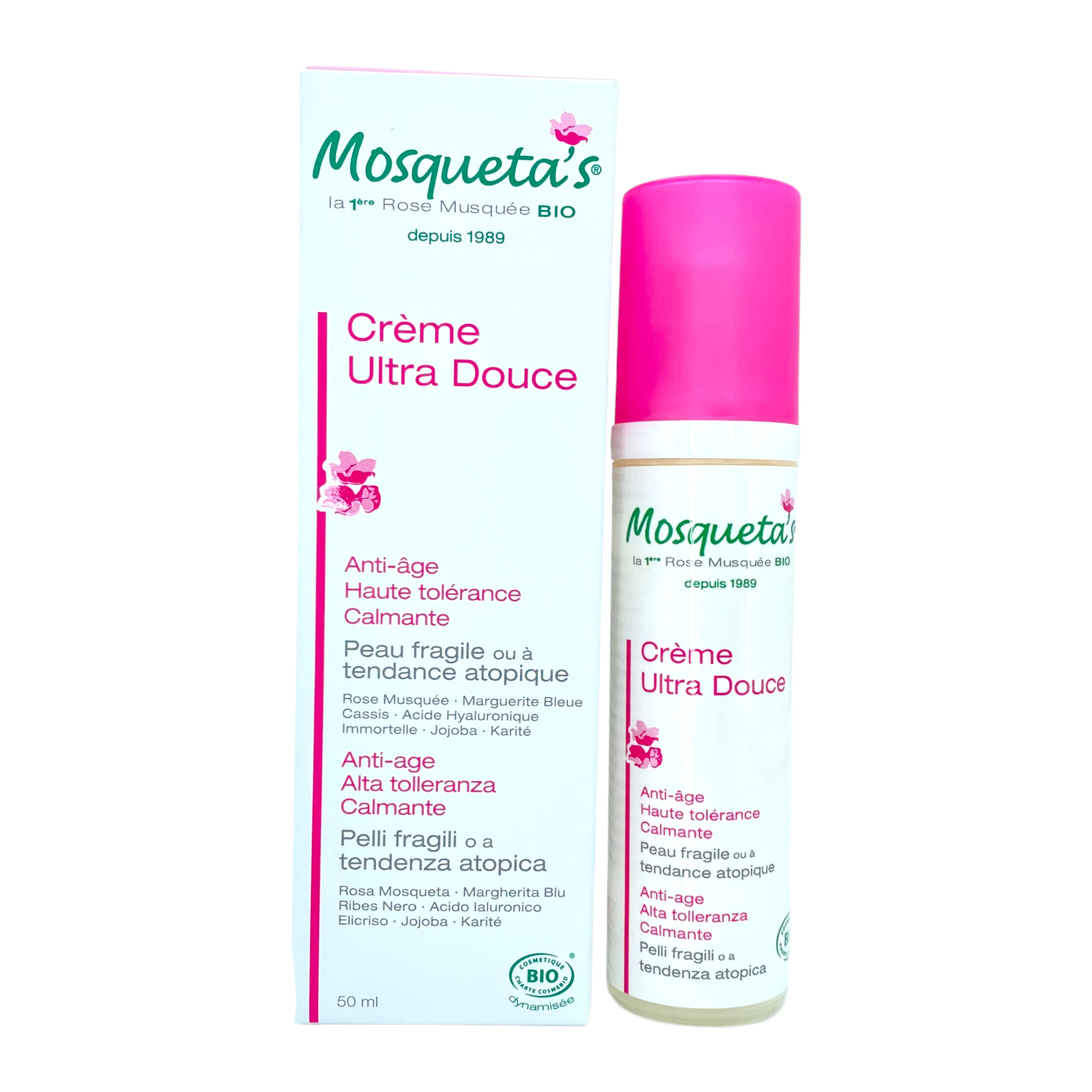Ultra Douce Mosqueta's jour et nuit - Crème bio Anti-Àge