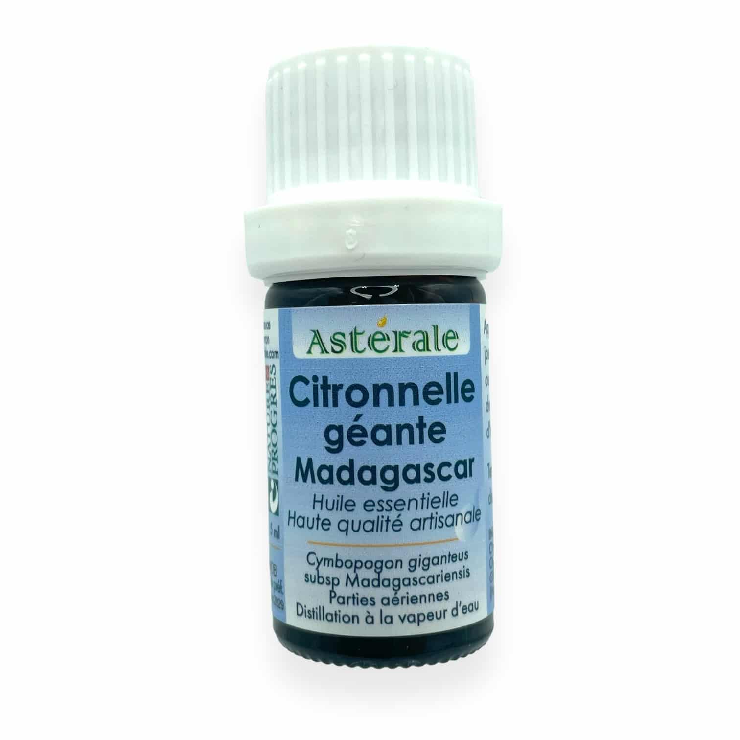 Astérale Huile essentielle de Citronnelle Géante Madagascar 5ml