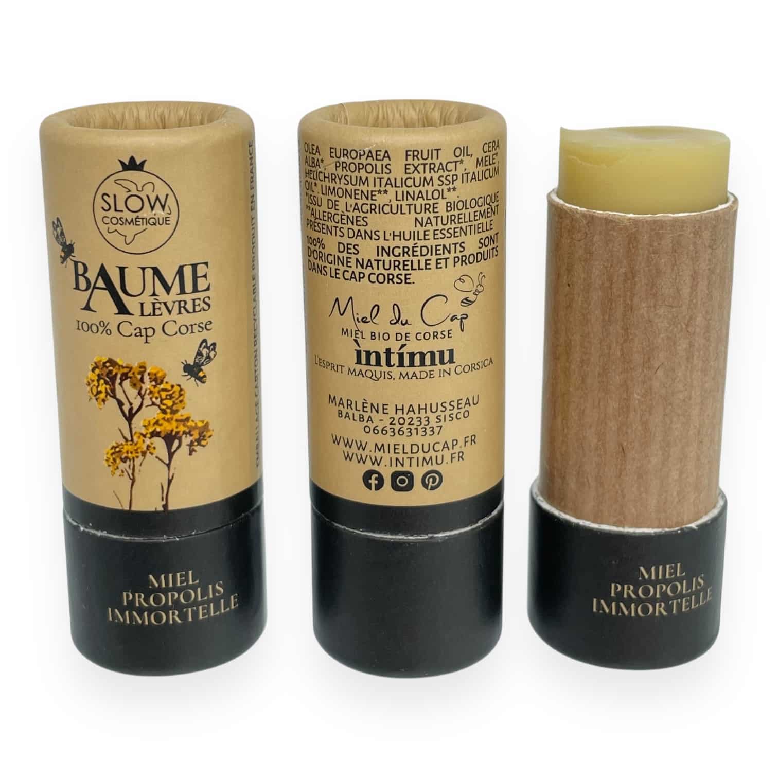 Baume 100% naturel pour les lèvres – 7gr - Miel du Cap