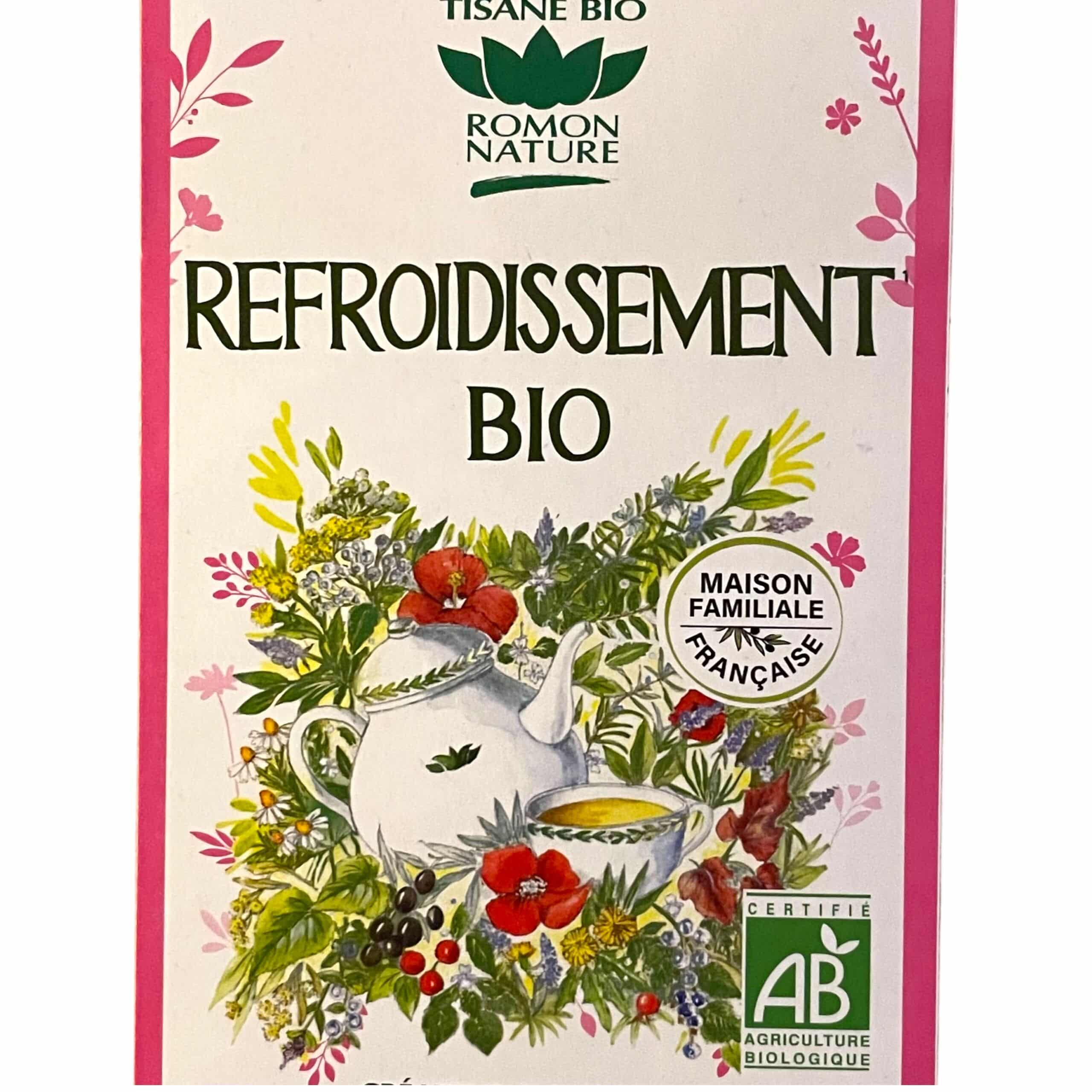 Tisane Bio Refroidissement Romon Nature 20 sachets