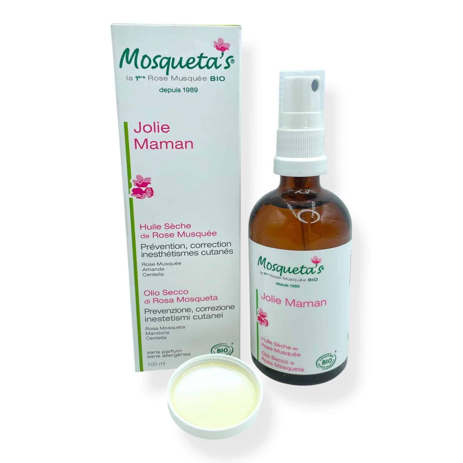 Jolie maman Huile sèche de Rose Musquée Bio Mosqueta's