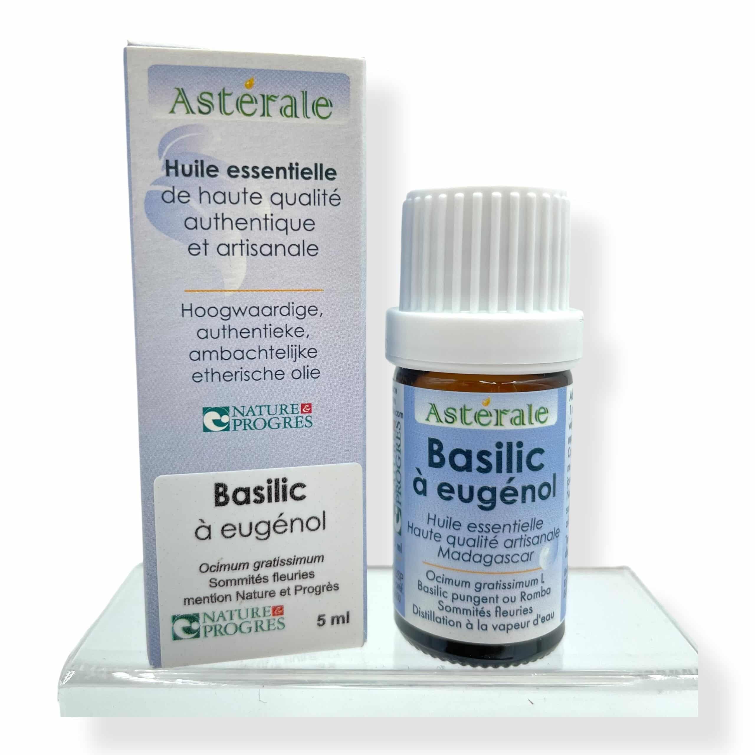 Huile Essentielle Basilic à Eugénol Astérale - Ocimum gratissimum 5 ml