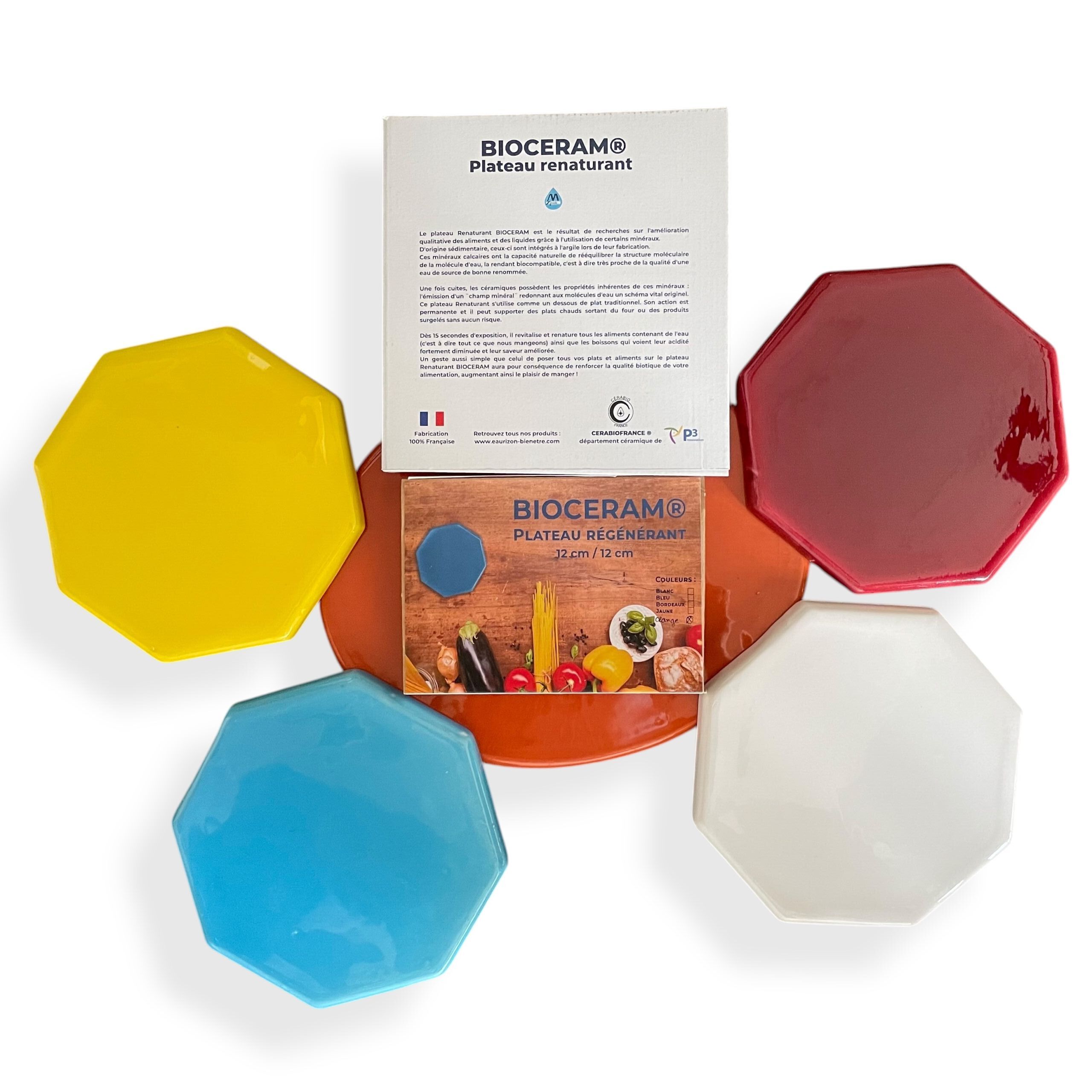 Plateau renaturant Bioceram® Technologie M INSIDE® ou Plateau vitaliseur