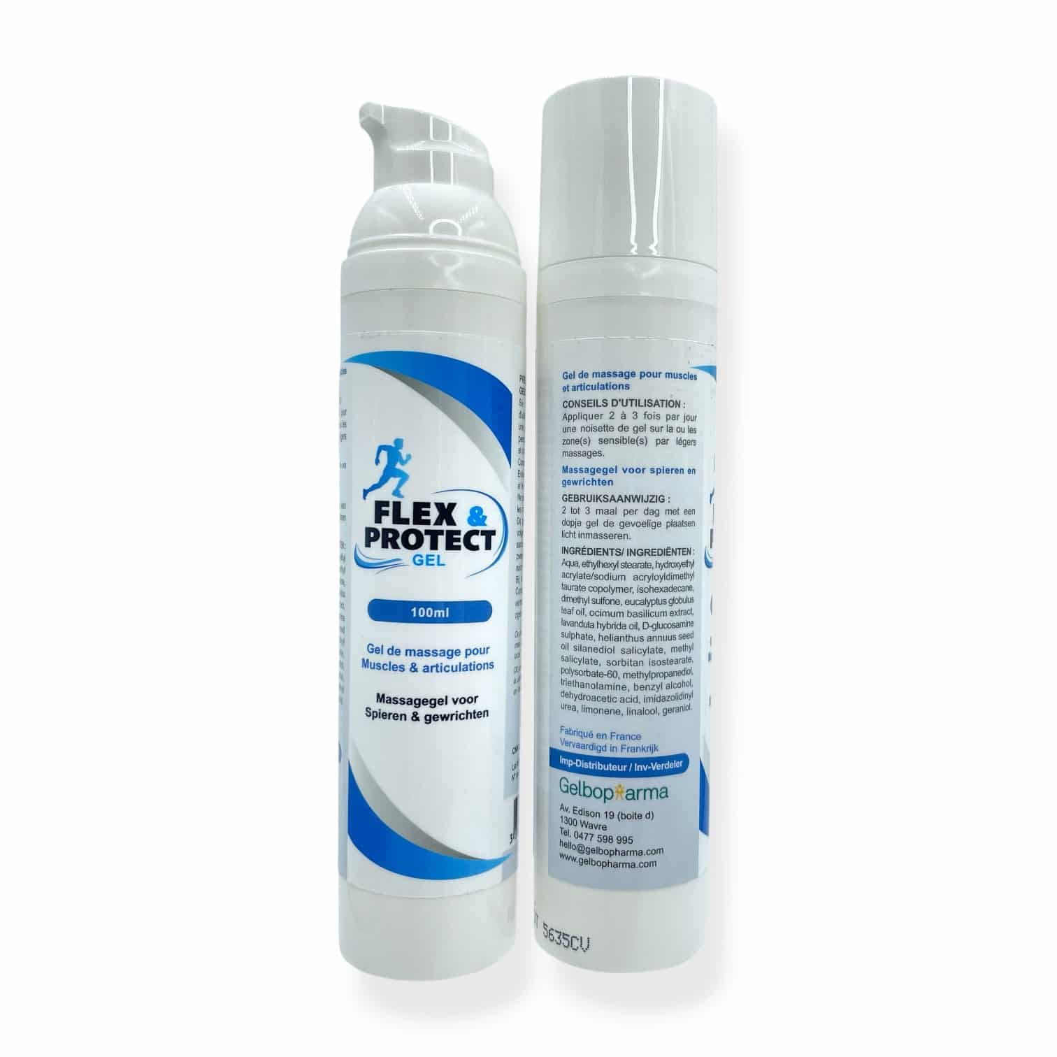 Flex & Protect gel de massage au silicium et huiles essentielles